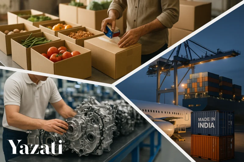 India’s Top Export Categories and Why Yazati Leads in Each