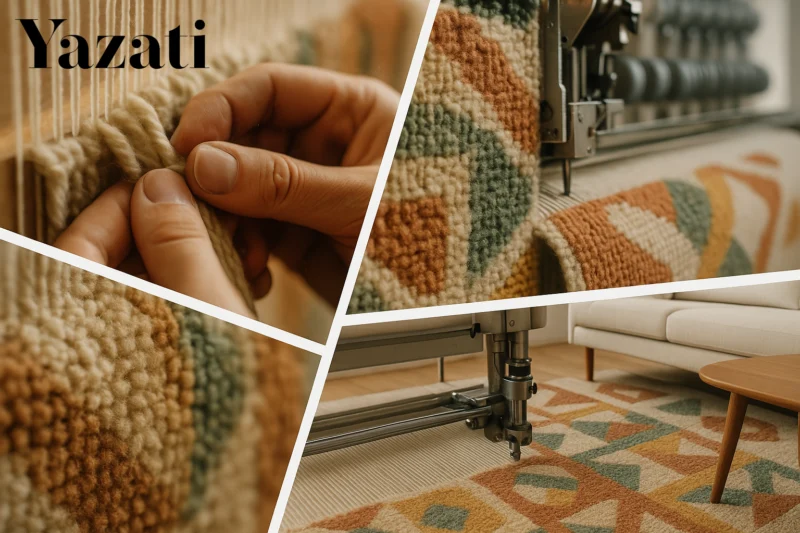 Handmade Rugs vs. Machine Rugs: Understanding the Yazati Difference
