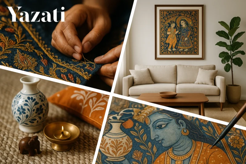 How Yazati Brings Traditional Indian Art to Contemporary Global Homes