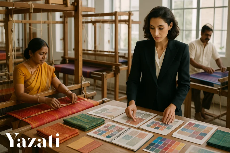 How Yazati Partners with Indian Weavers to Create Global Fabric Collections