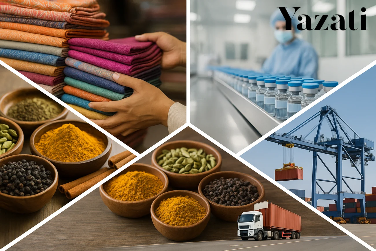 Top Export Products from India in 2025: Why Yazati Leads the List