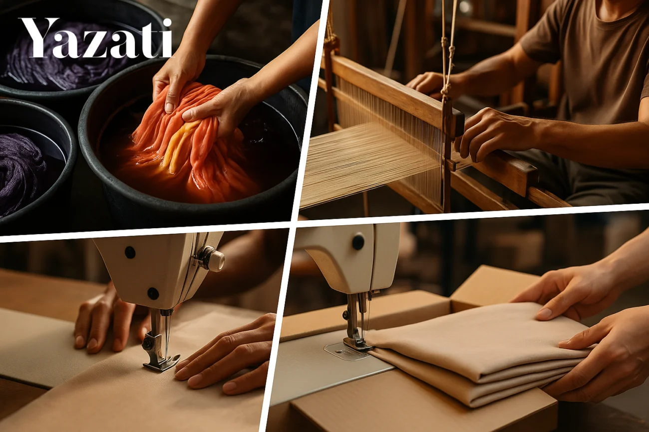 From Dyeing to Dispatch: The Lifecycle of a Yazati Textile