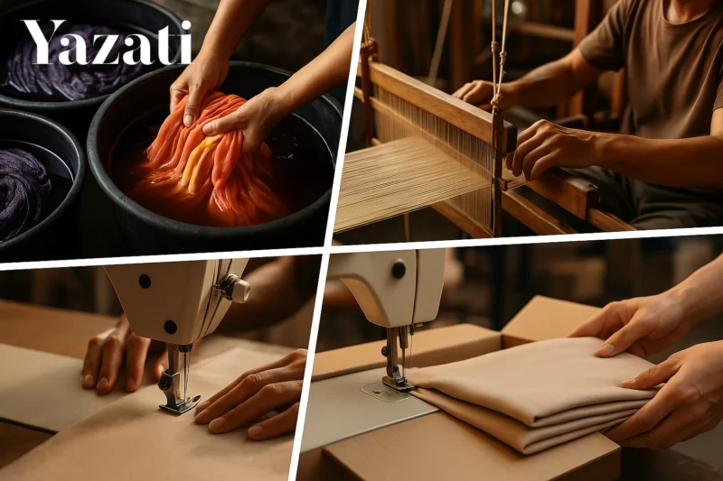 From Dyeing to Dispatch: The Lifecycle of a Yazati Textile