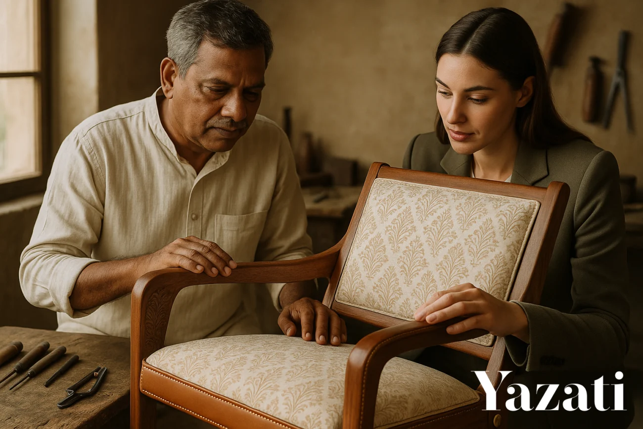 How Yazati Combines Indian Craft with Italian Finishing Standards