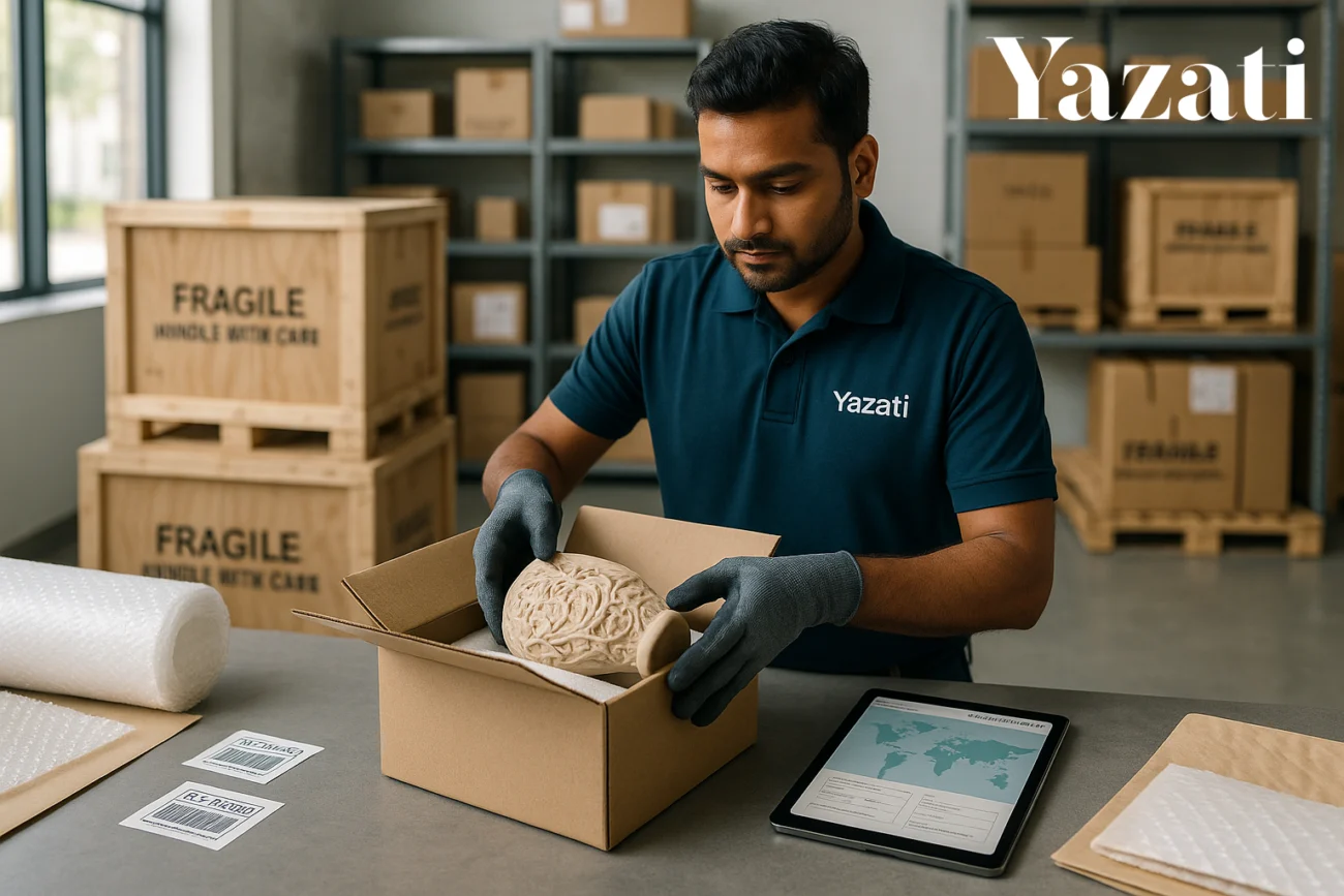 How Yazati Optimizes International Shipping for Fragile Goods