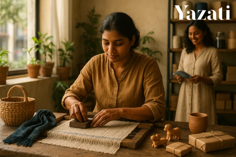 The Sustainability Story Behind Indian Handicrafts at Yazati