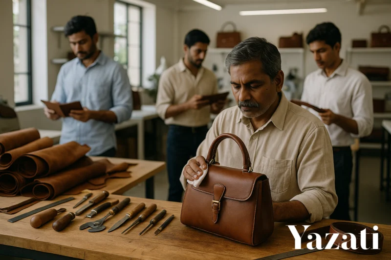 Why International Brands Source Leather Accessories from India