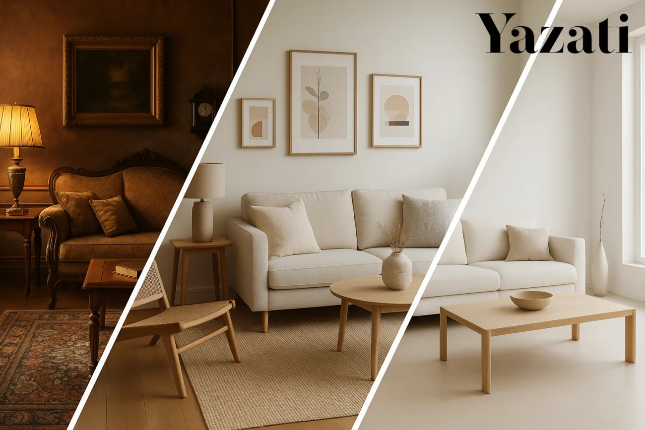 From Vintage to Minimalist: Yazati’s Décor Design Spectrum