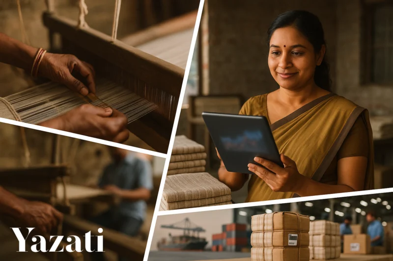 How Yazati Supports Cottage Weavers with Global Exposure