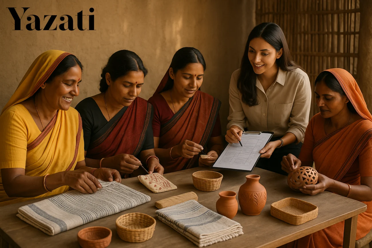 How Yazati Works with Rural Women Artisans for Global Supply