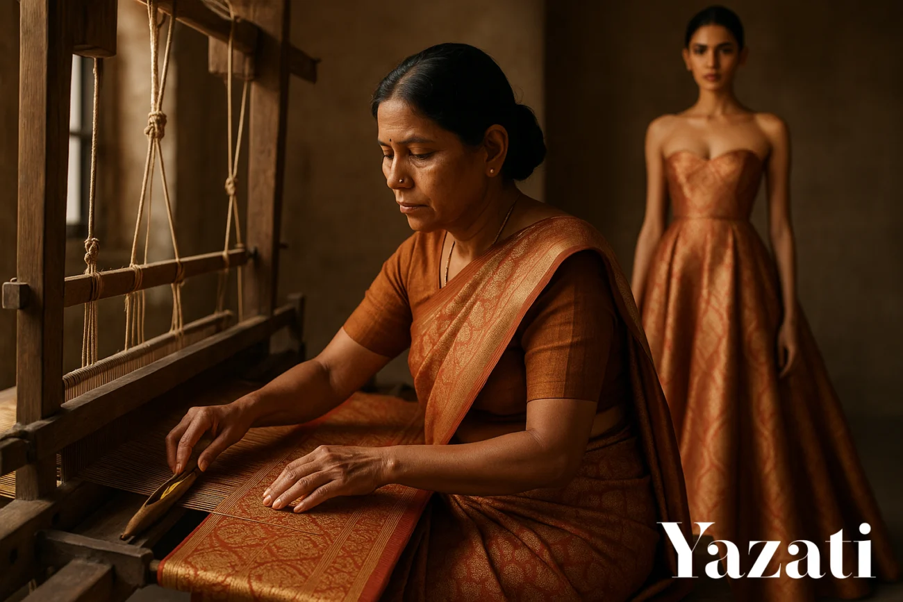 The Power of Indian Weaves: From Handloom to Haute Couture