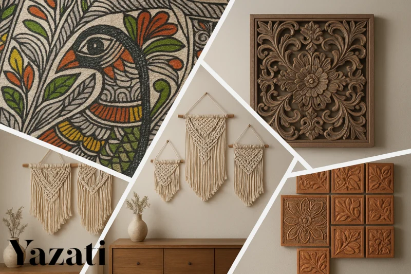 Top 5 Wall Décor Ideas Sourced from Indian Craftsmen