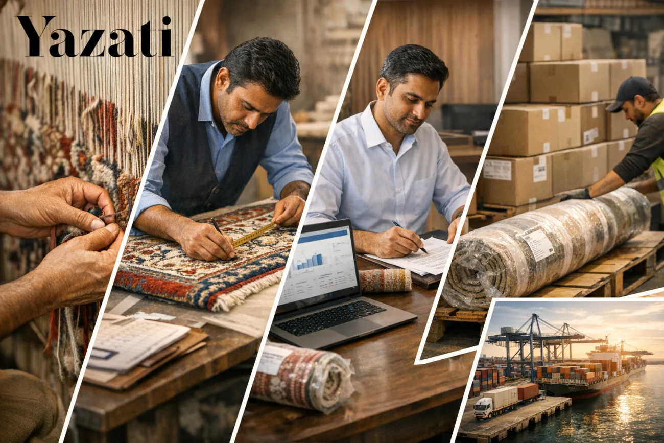 5 Signs of a Reliable Indian Carpet Exporter (And Why Yazati Fits All)