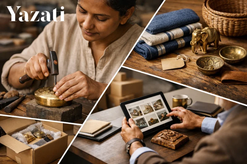 How Importers Can Source Authentic Indian Handicrafts Directly from Yazati