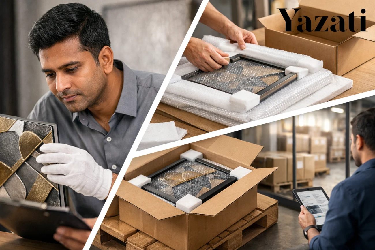 How Yazati Guarantees Quality and Packaging in Wall Art Exports