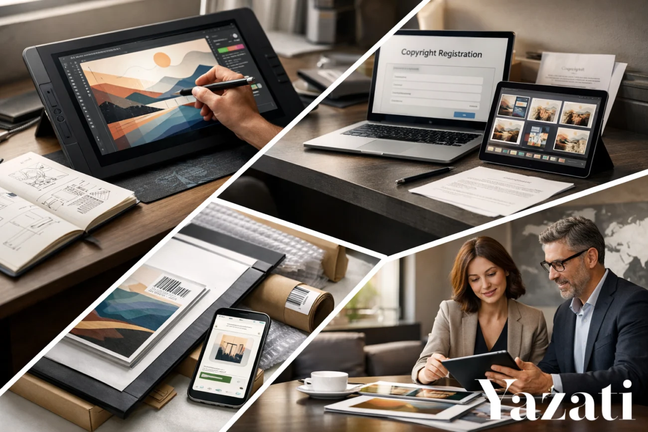 How Yazati Manages Design Copyright for Global Wall Art Buyers