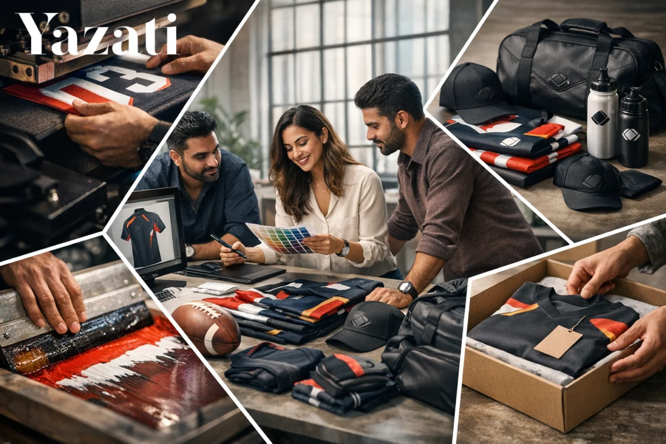 How Yazati Supports Custom Branding for Sports Merchandise
