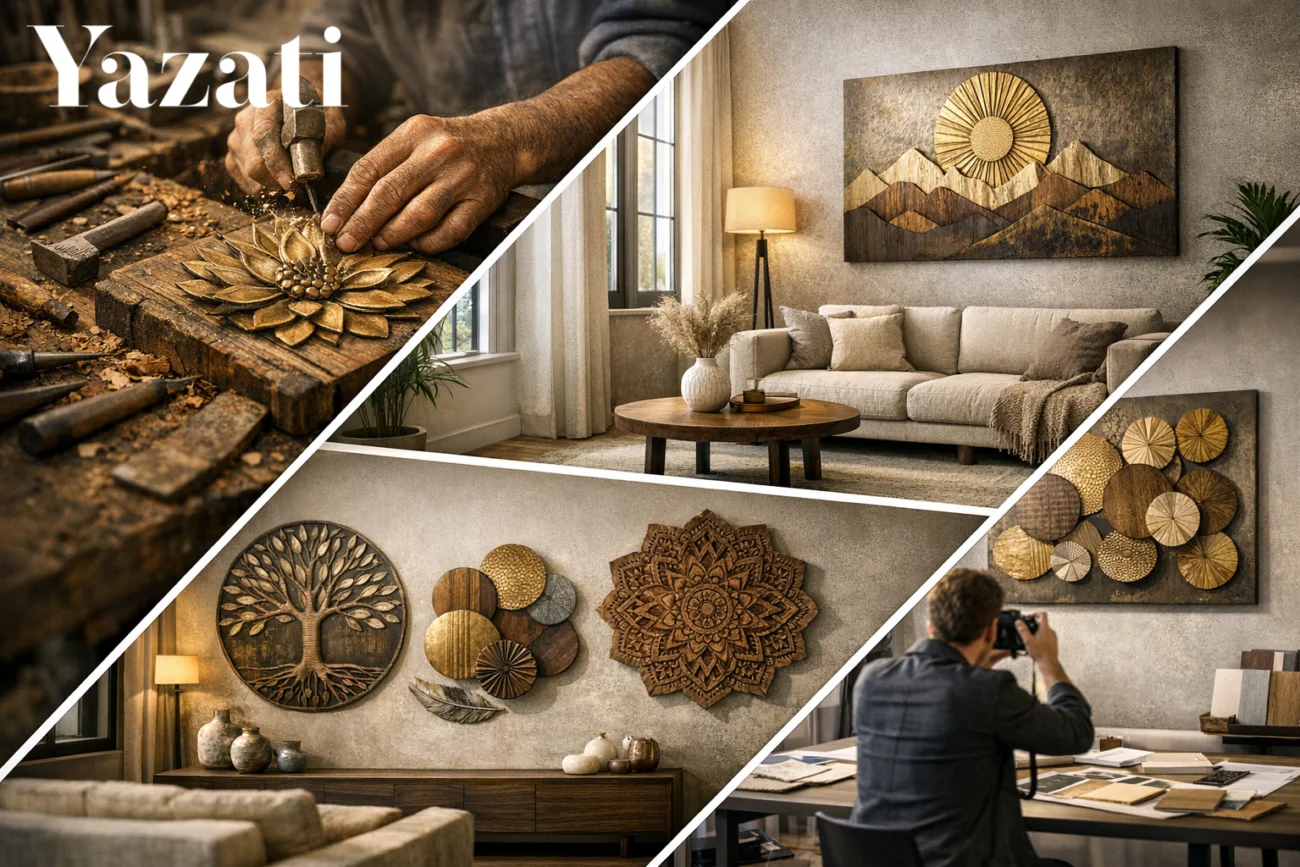 Why Metal and Wood Wall Art from India Is a Hot Trend in Europe