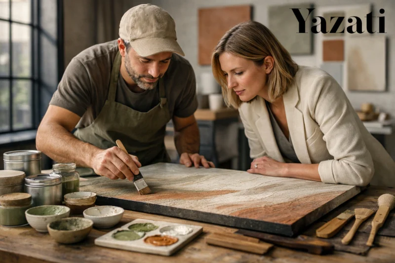 Yazati’s Guide to Eco-Paints and Finishes in Wall Art