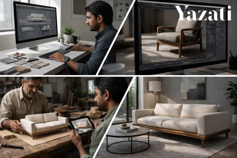 How Yazati Creates 3D Prototypes for Furniture Buyers