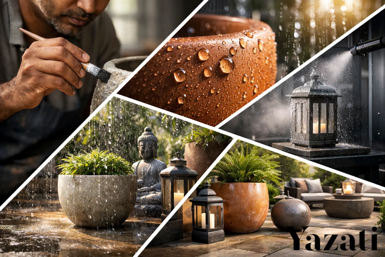 How Yazati Ensures Weather-Resistant Finishes for Garden Décor