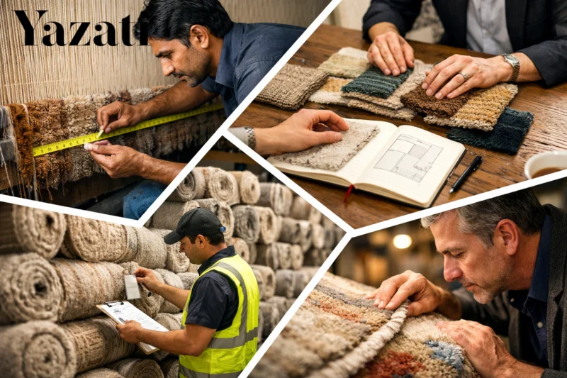 How Yazati Handles Custom Sizes and Bulk Carpet Orders