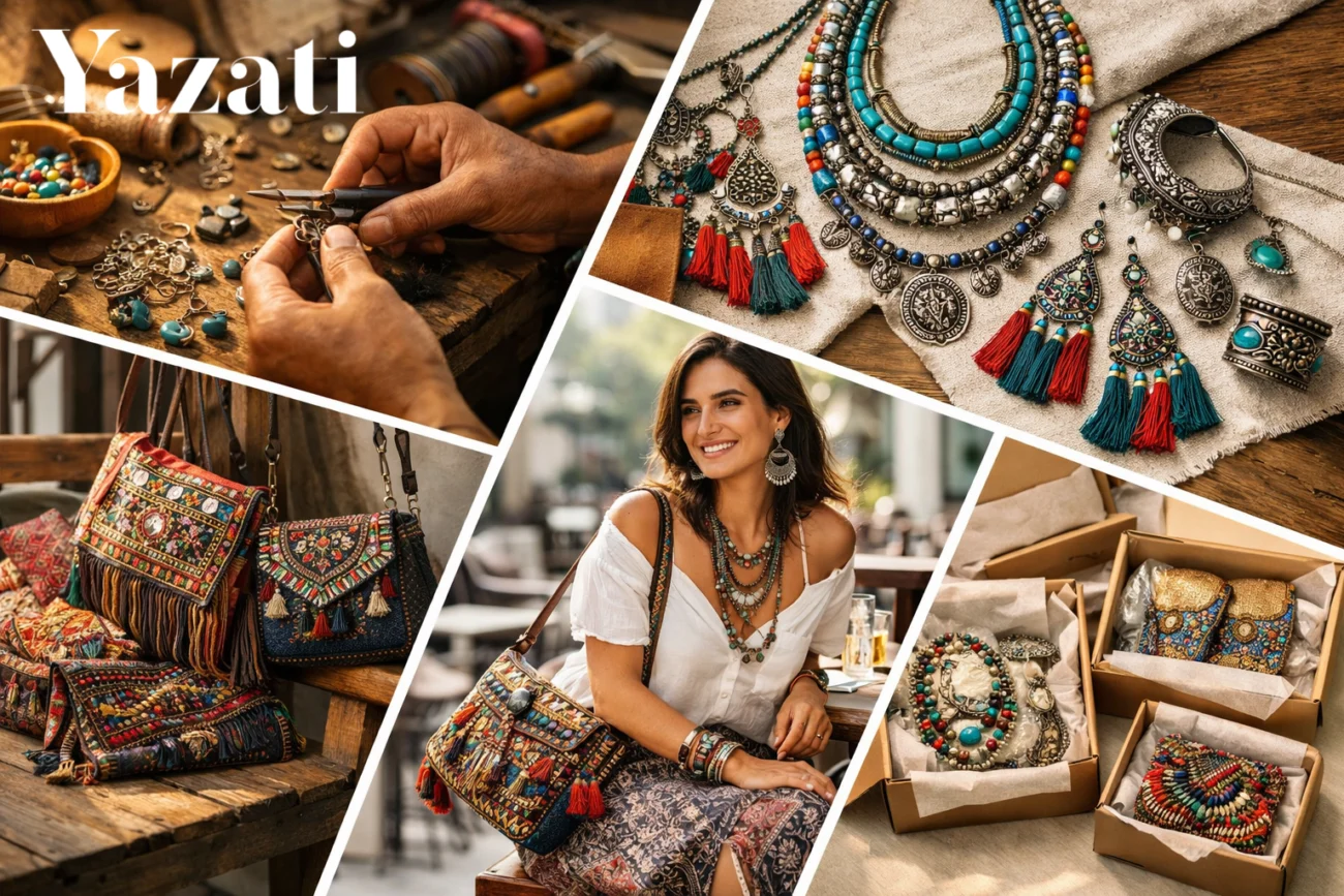 The Secret Behind India’s Bohemian Jewelry & Bag Craze