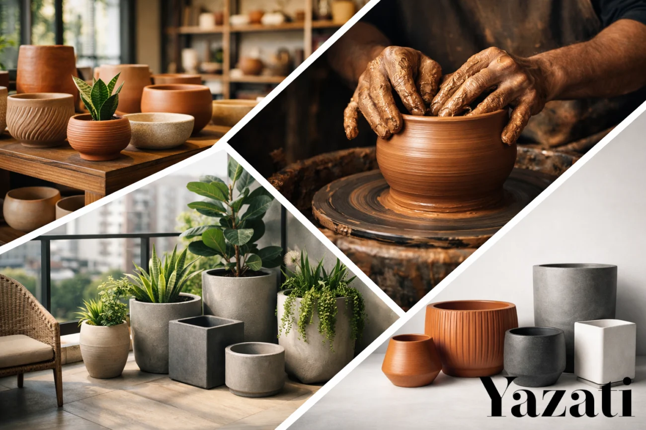 Why India’s Terracotta and Cement Planters Are Retail Hits
