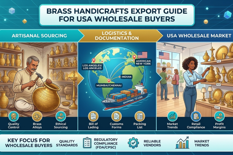 Brass Handicrafts Export Guide for USA Wholesale Buyers