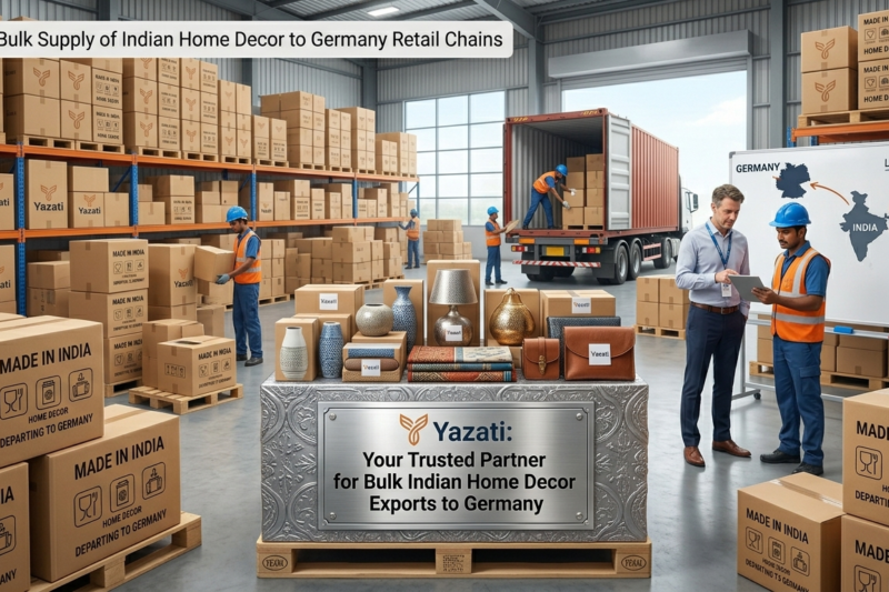 Bulk Supply of Indian Home Decor to Germany Retail Chains