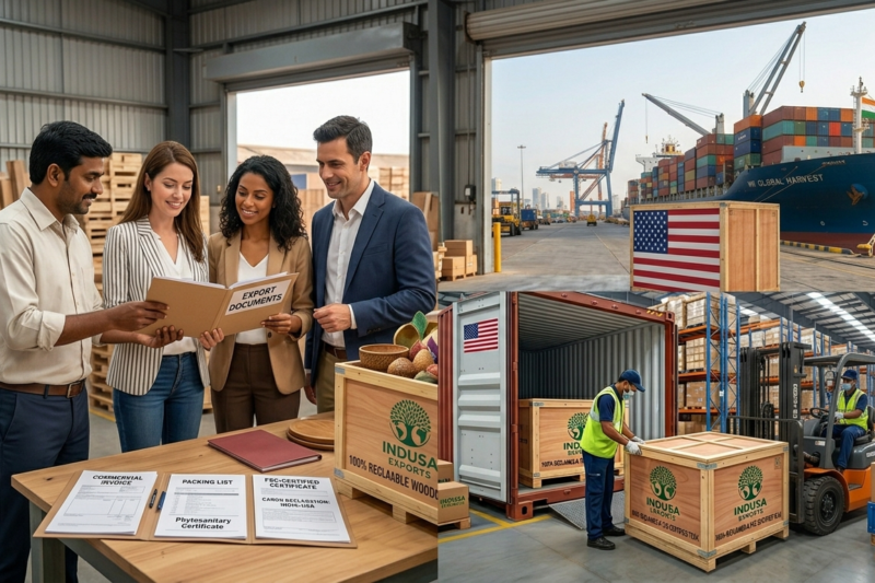 Export Documentation for Wooden Cookware from India to the USA