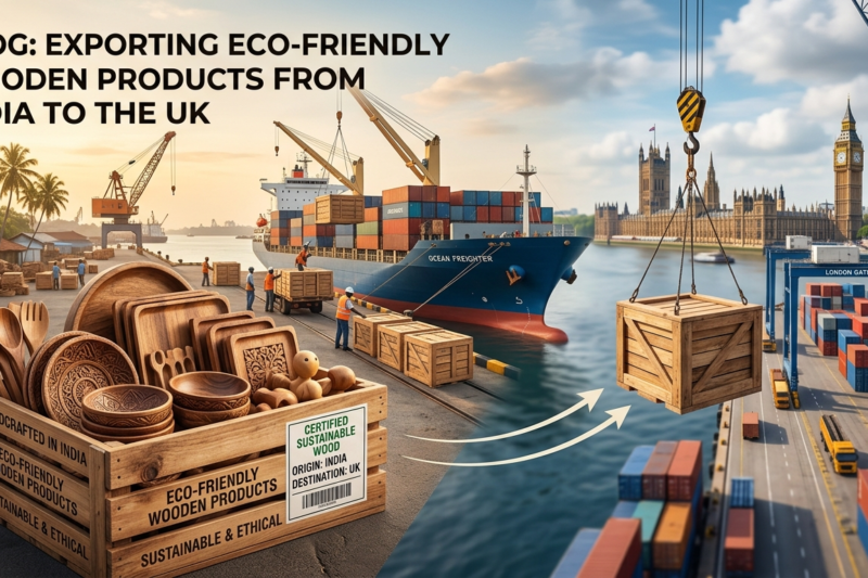 Exporting Eco-Friendly Wooden Products from India to the UK