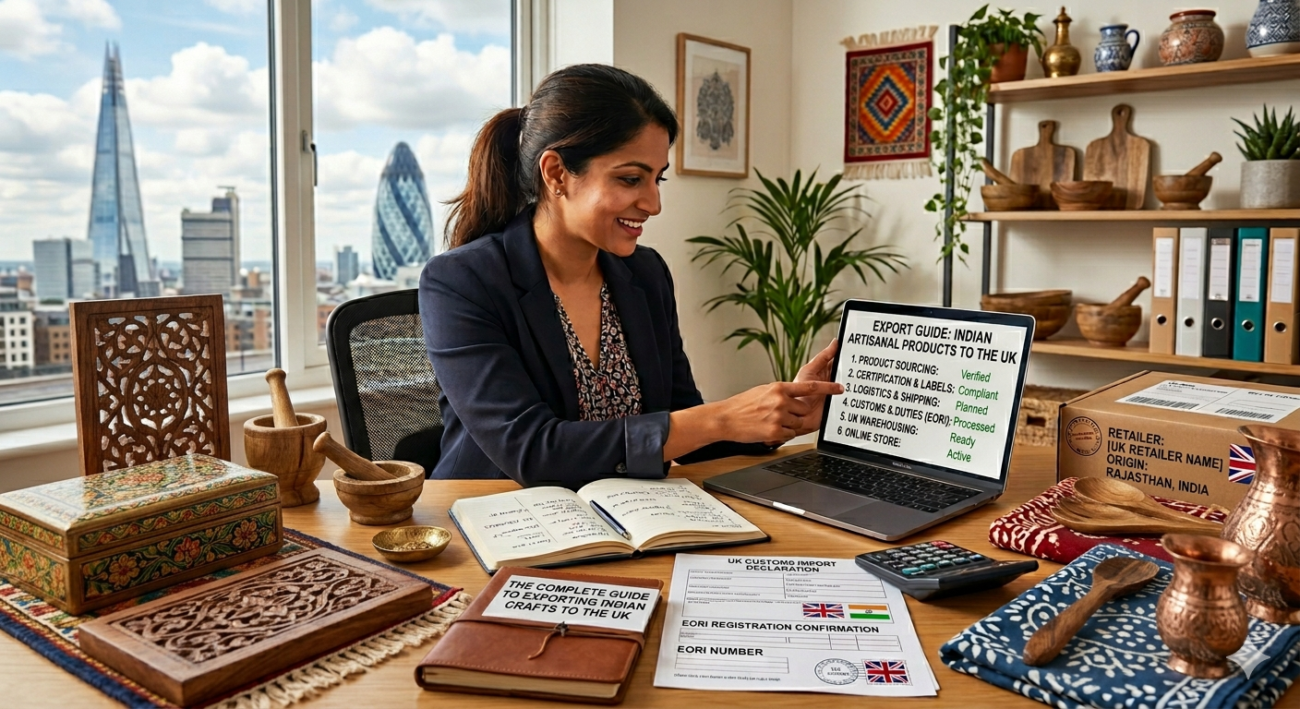 Exporting Indian Artisanal Products to the UK: Complete Guide