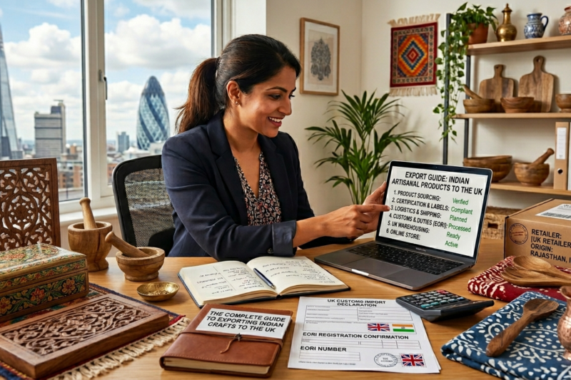 Exporting Indian Artisanal Products to the UK: Complete Guide