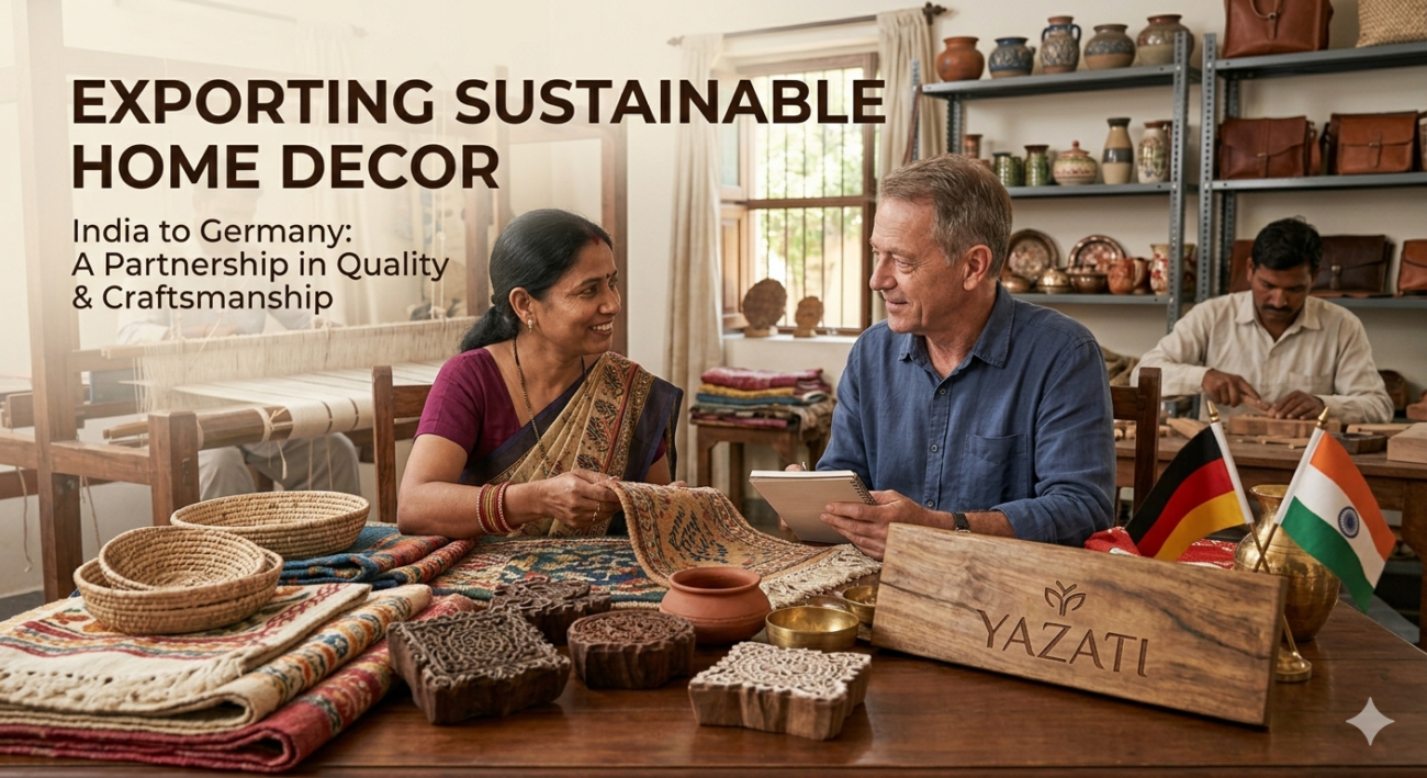 Exporting Sustainable Home Decor from India to Germany