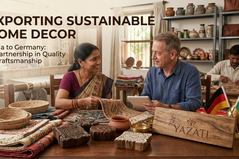 Exporting Sustainable Home Decor from India to Germany