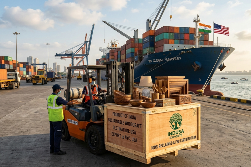 Exporting Sustainable Wooden Products from India to the USA Market