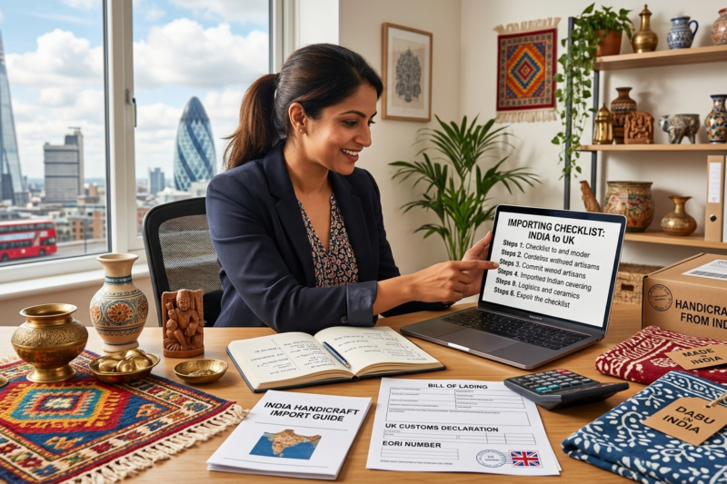 How to Start Importing Handicrafts from India to the UK