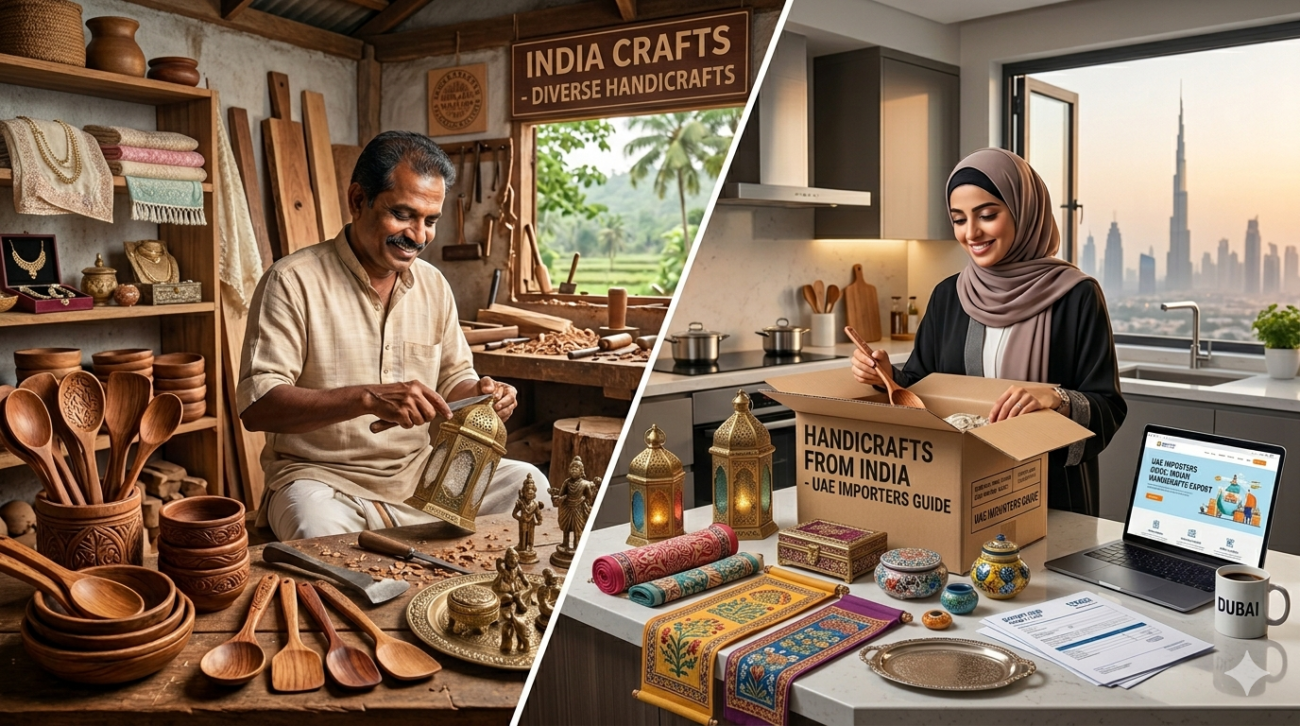 Indian Handicrafts Export Guide for UAE Importers