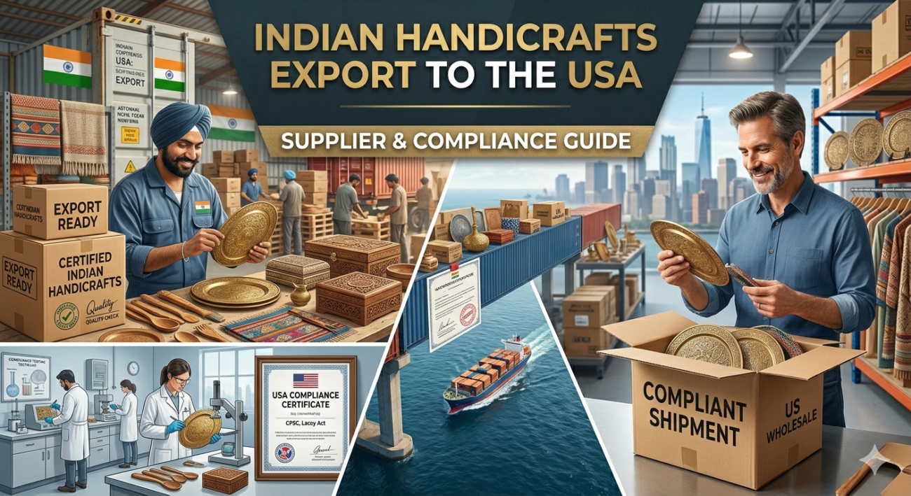 Indian Handicrafts Export to the USA: Supplier & Compliance Guide