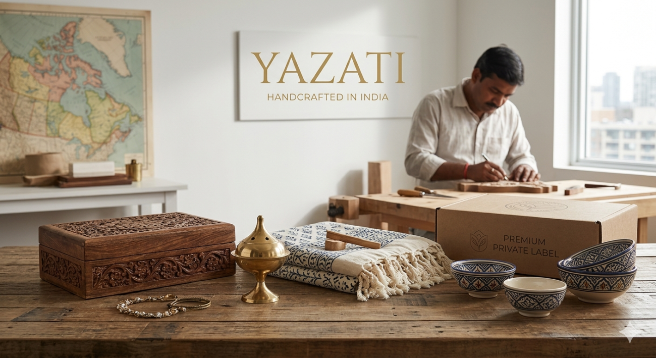Private Label Indian Handicrafts for Canadian Brands