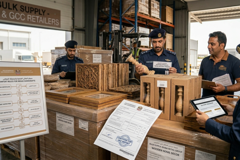 UAE Import Rules for Indian Handicrafts and Decor Products