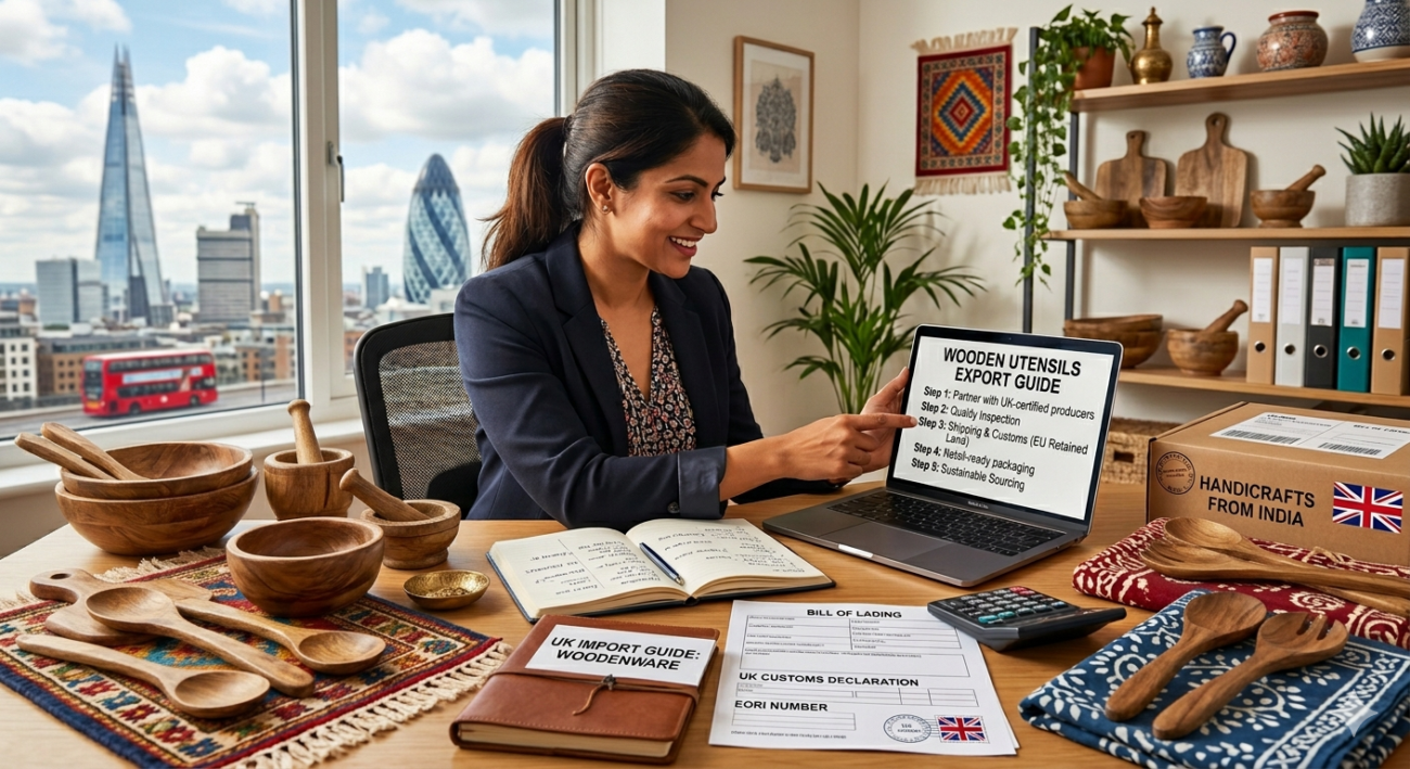 Wooden Utensils Export Guide for UK Wholesale Buyers