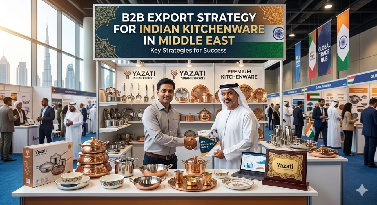 B2B Export Strategy for Indian Kitchenware in Middle East
