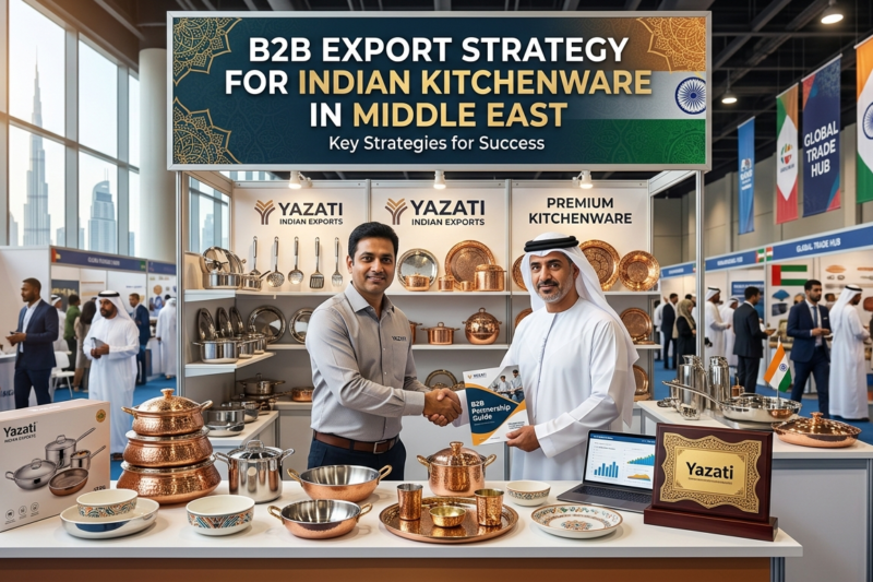 B2B Export Strategy for Indian Kitchenware in Middle East