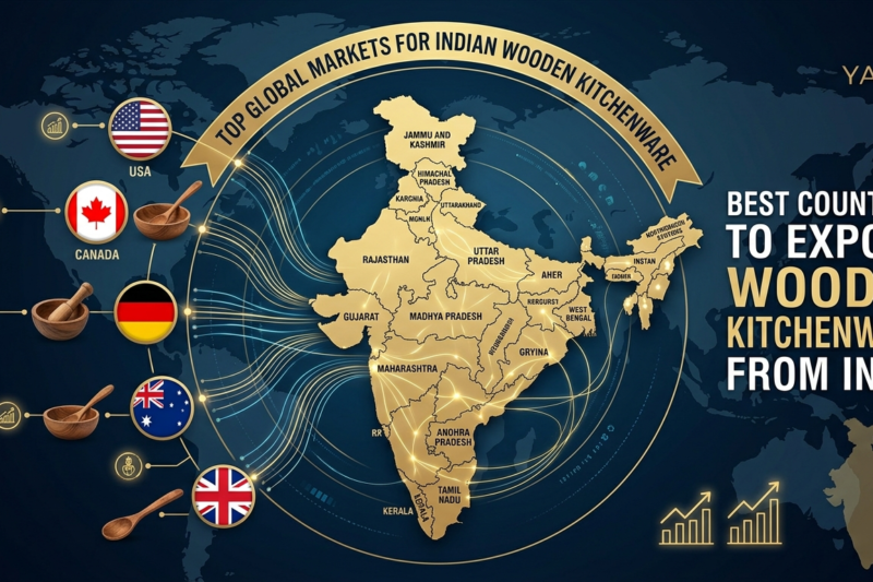 Best Countries to Export Wooden Kitchenware from India