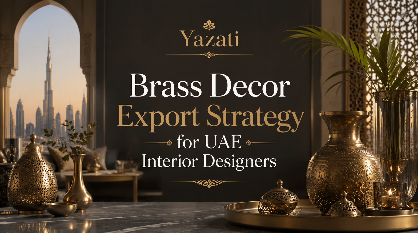 Brass Decor Export Strategy for UAE Interior Designers - Yazati