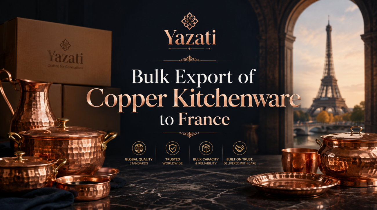 Bulk Export of Copper Kitchenware to France