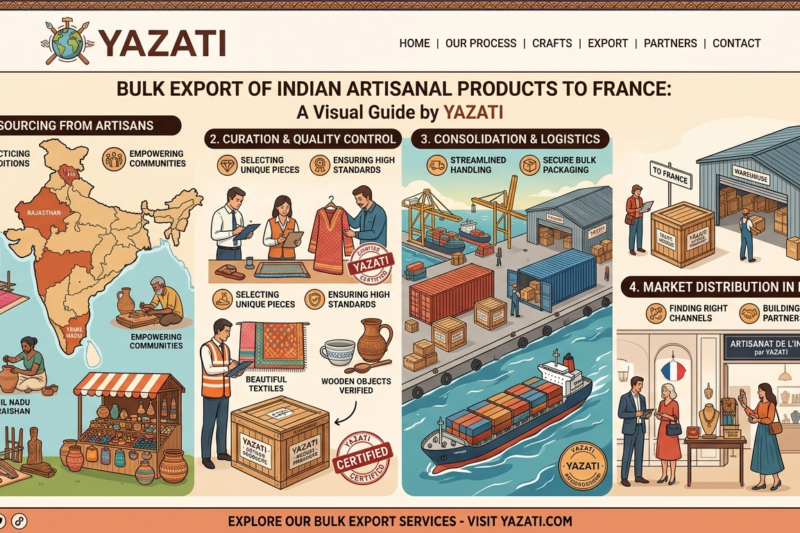 Bulk Export of Indian Artisanal Products to France