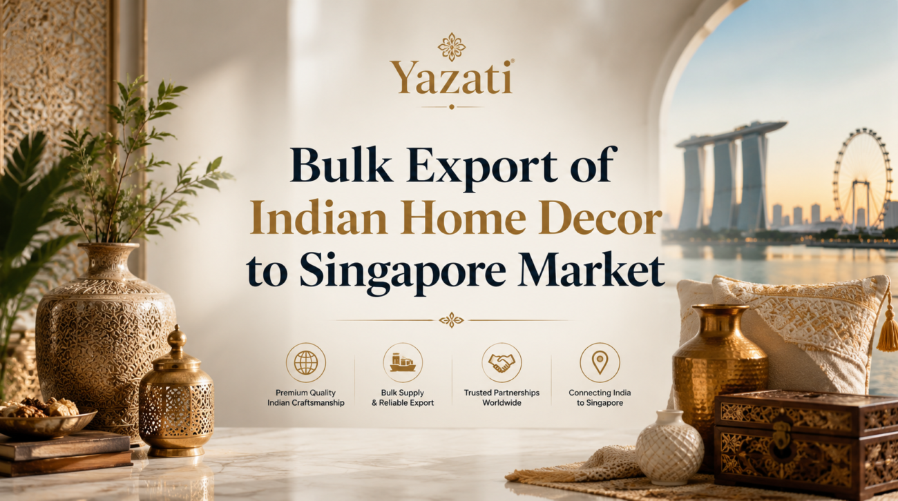 Bulk Export of Indian Home Decor to Singapore Market